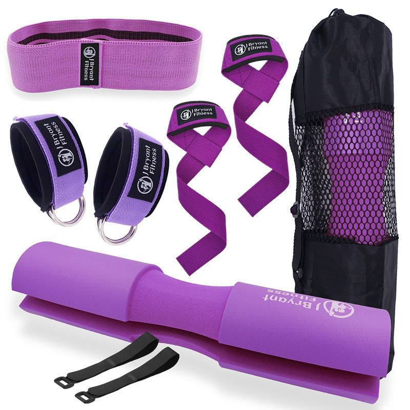 Set de Almohadilla para Barra para Hip Thrust con Correa de Tobillo