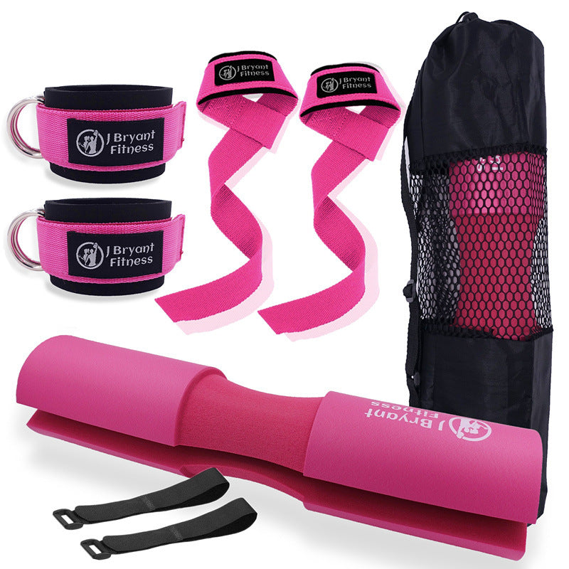 Set de Almohadilla para Barra para Hip Thrust con Correa de Tobillo