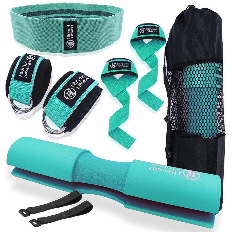 Set de Almohadilla para Barra para Hip Thrust con Correa de Tobillo