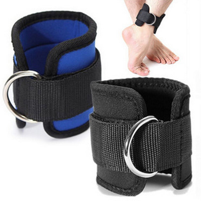 Anclaje de Tobillo con Anilla en D para Entrenamiento en Poleas de Gimnasio