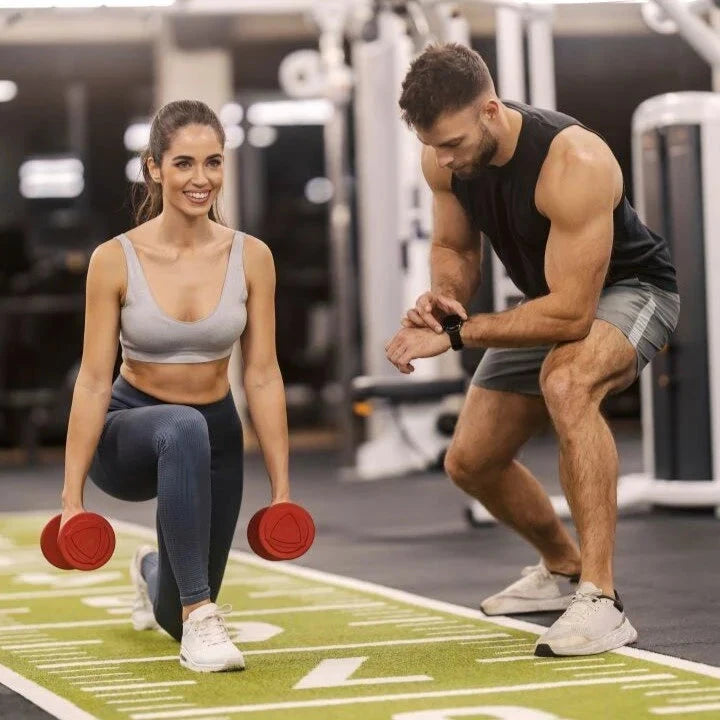 Rutina personalizada en gimnasio todo nivel